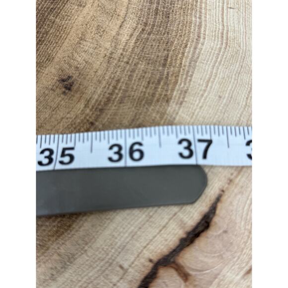 Gray Belt with Silver-Tone Buckle - Size Medium - Picture 12 of 12